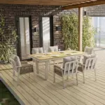 Terazzi Artemis Plus 6+1 градинарски премиум сет крем - Image 2