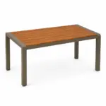 Terazzi Roxy маса 80/140 дрво капучино