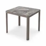Terazzi HPL маса 80/80 капучино