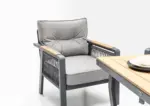 Terazzi Artemis 3+1+1 градинарски премиум сет антрацит - Image 4